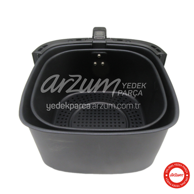 Airtasty Xl Fry Basket And Pot Group - Silver