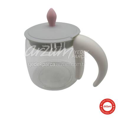 Arzum Çaycı Cam Demlik Grubu - Pembe