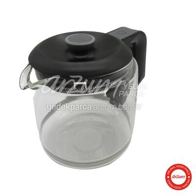 Çaycı Glass Teapot Full Black