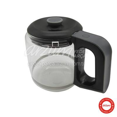 Arzum Çaycı Cam Demlik Komple Siyah