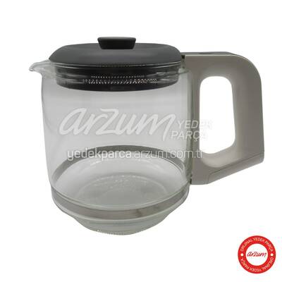 Çaycı Glass Teapot Full White