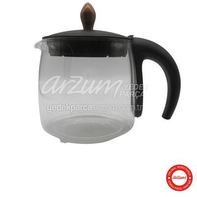 Çaycı Classic Glass Teapot Group - Black