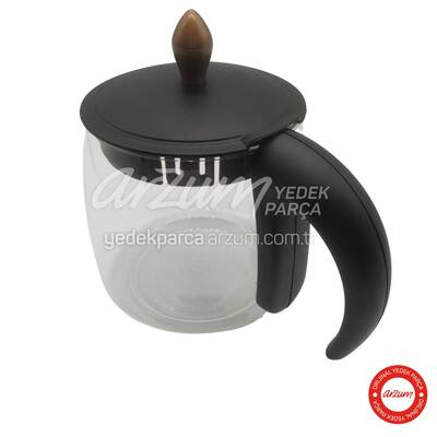 Çaycı Classic Glass Teapot Group - Black