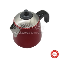  - Çaycı Lux Teapot Full - Pomegranate