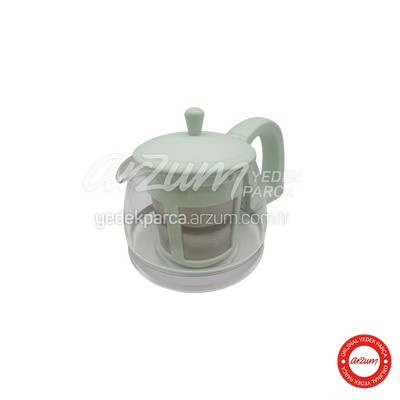 Felix Caysev Glass Teapot-Green Complete
