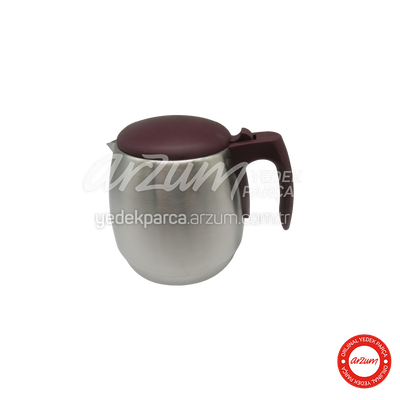 Felix K.Demli Inox Teapot-Maroon Matt
