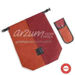  - Foodie Special Tote Bag / Orange-Burgundy