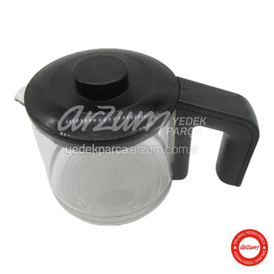 Arzum Jollietea Cam Demlik Grubu-Siyah