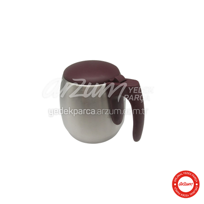 Arzum K.Demli İnox Demlik-Bordo Mat