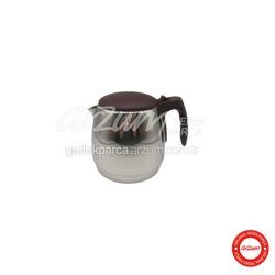  - K.Demli Inox Teapot-Maroon Bright