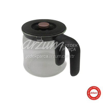 Arzum Mystique Glass Teapot Complete - Black