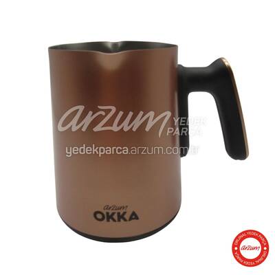 Okka Minio Pro Inox Coffee Pot Group-Copper