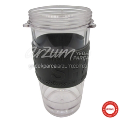  - Arzum Shake'N Take Doğrayıcı Hazne 400 Ml-Koyu Gri